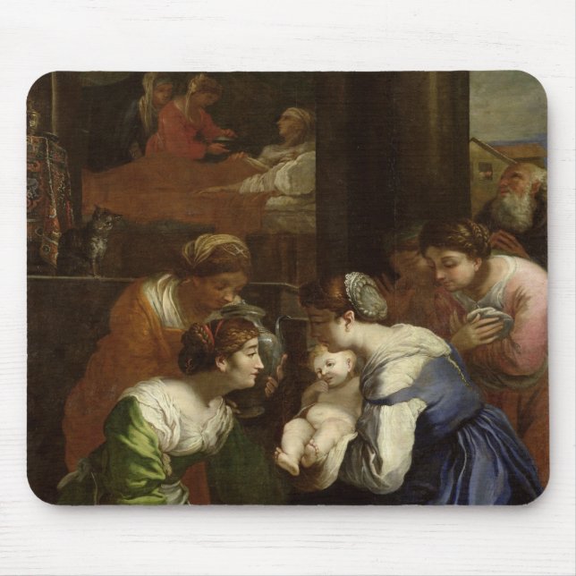 Die Geburt der Jungfrau, c.1620 Mousepad (Vorne)