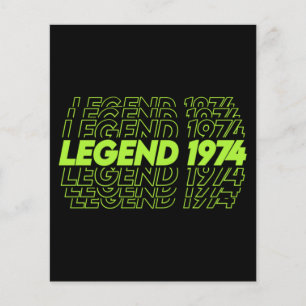 Die Geburt der Legenden 1974 Flyer