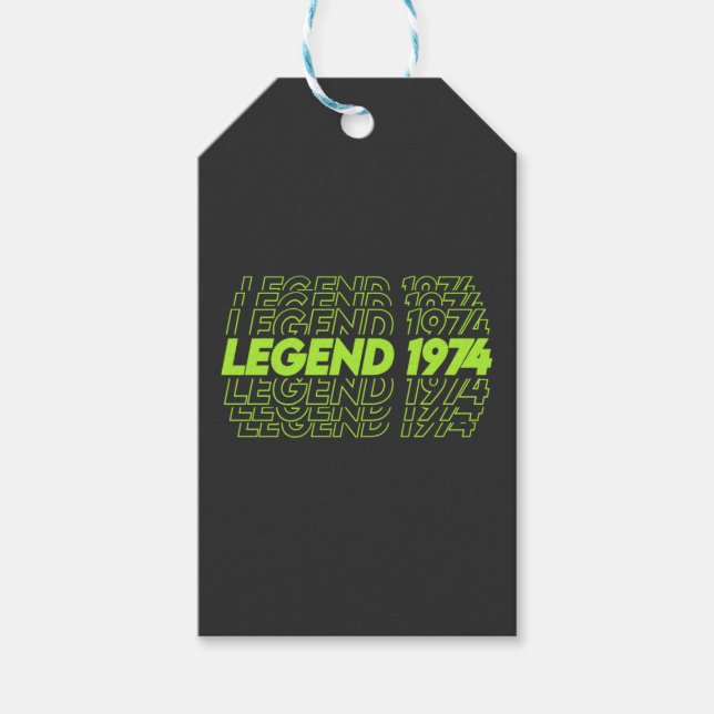 Die Geburt der Legenden 1974 Geschenkanhänger (Vorderseite)