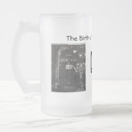 Die Geburt der Penn Zentraleisenbahn Mattglas Bierglas