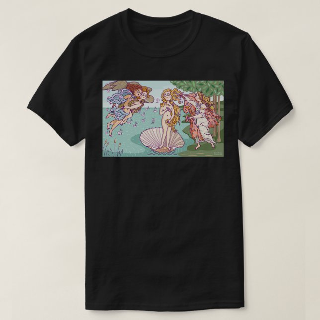 Die Geburt der Venus 14 T-Shirt (Design vorne)