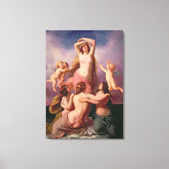 Die Geburt der Venus, 1846 Leinwanddruck (Vorderseite)