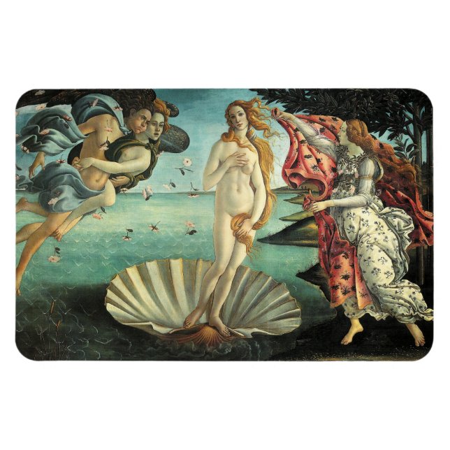 Die Geburt der Venus Botticelli Flex Magnet (Horizontal)