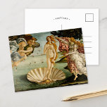Die Geburt der Venus | Botticelli Postkarte<br><div class="desc">Die Geburt der Venus durch den italienischen Renaissancekünstler Sandro Botticelli (1445 - 1510). Botticellis Originalgemälde ist ein Tempel auf Tafel,  das die Göttin Venus darstellt,  die aus dem Meer als vollgewachsene Frau hervorgeht. Verwenden Sie die Entwurfstools,  um einen benutzerdefinierten Text hinzuzufügen oder das Bild zu personalisieren.</div>