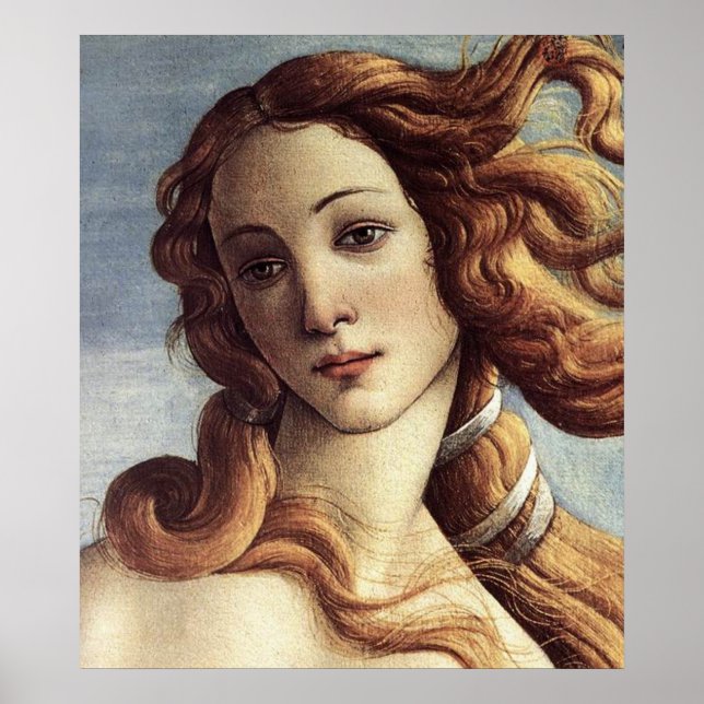Die Geburt der Venus (Detail) Poster (Vorne)
