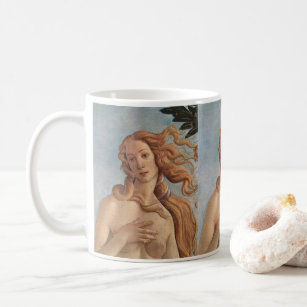 Die Geburt der Venus (Detail) von Sandro Botticell Kaffeetasse