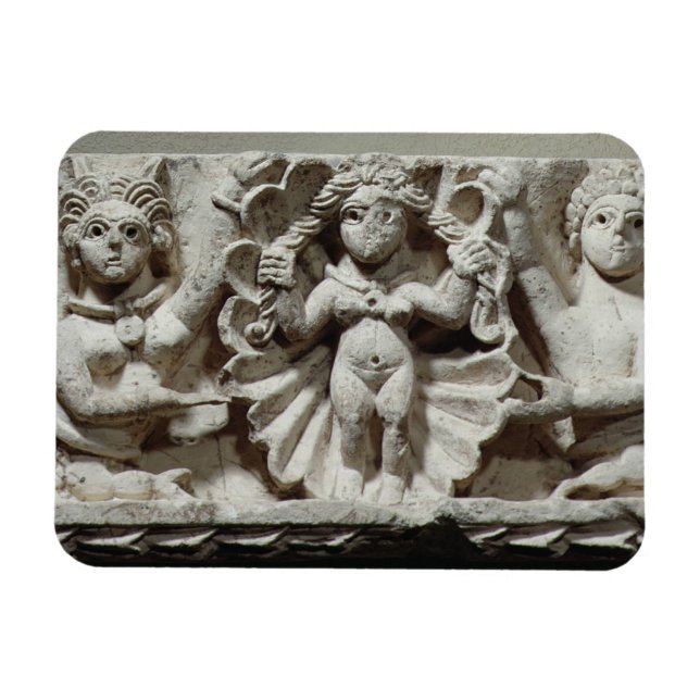 Die Geburt der Venus (Kalkstein) Magnet (Horizontal)