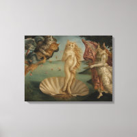 Die Geburt der Venus Katzen Parodie Renaissance Ku