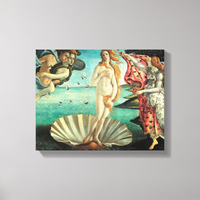 Die Geburt der Venus - Klassische Kunst von Bottic Leinwanddruck (Vorderseite)