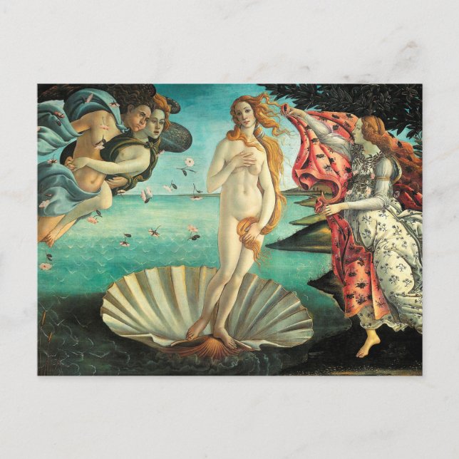 Die Geburt der Venus - Klassische Kunst von Bottic Postkarte (Vorderseite)