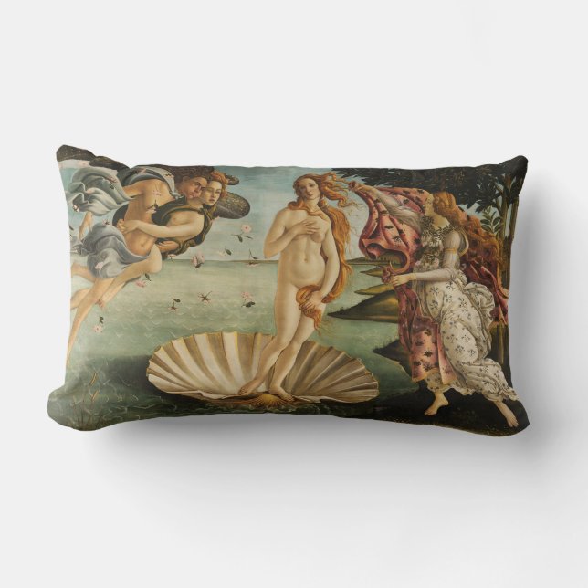 Die Geburt der Venus  Lendenkissen (Vorderseite)