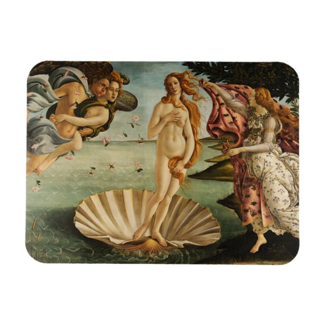 Die Geburt der Venus Magnet (Horizontal)