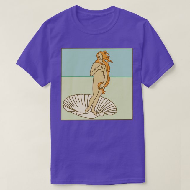 Die Geburt der Venus Minimal T-Shirt (Design vorne)