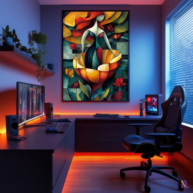 Die Geburt der Venus - Minimalistische kubistische Poster (Von Creator hochgeladen)