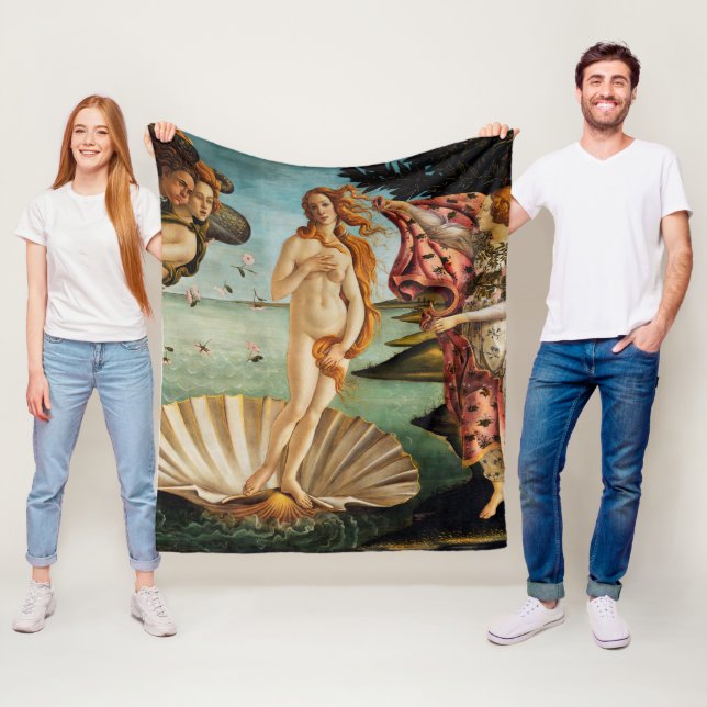 Die Geburt der Venus, Sandro Botticelli Fleecedecke (Beispiel)