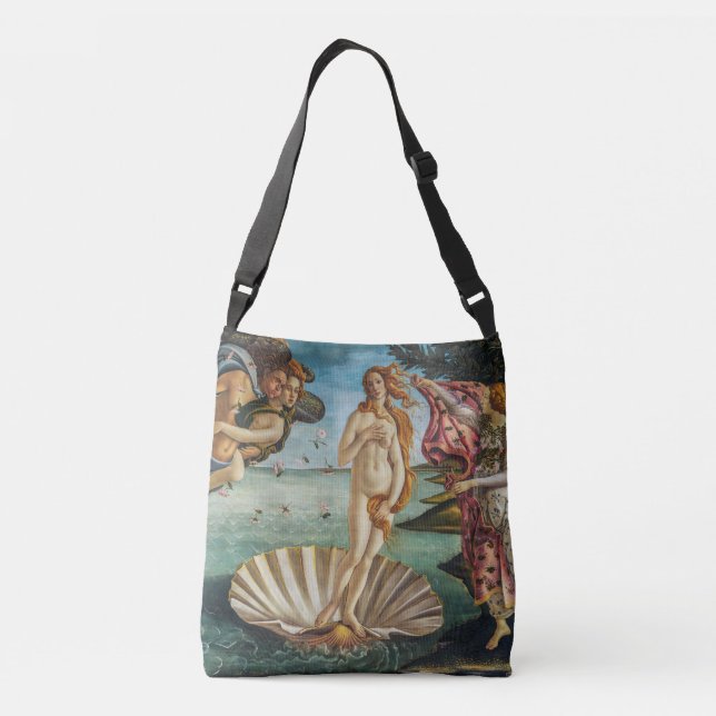 Die Geburt der Venus | Sandro Botticelli | Tragetaschen Mit Langen Trägern (Rückseite)
