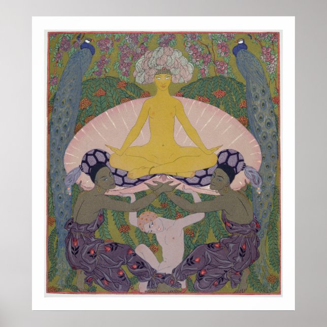 Die Geburt der Venus (Tinte und W/c auf Papier) (s Poster (Vorne)