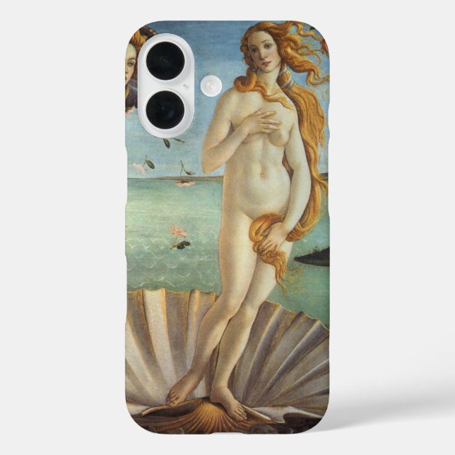 Die Geburt der Venus von Sandro Botticelli iPhone 16 Hülle (Rückseite)