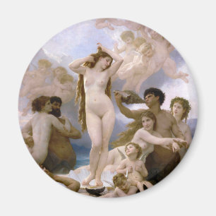 Die Geburt der Venus von William-Adolphe Bouguerea Magnet