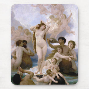 Die Geburt der Venus von William-Adolphe Bouguerea Mousepad