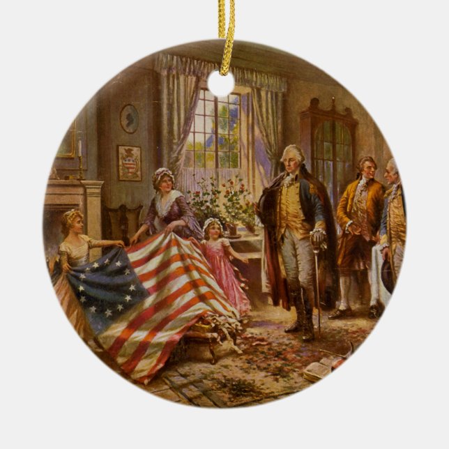 Die Geburt des alten Ruhmes durch Percy Moran Keramik Ornament (Vorne)