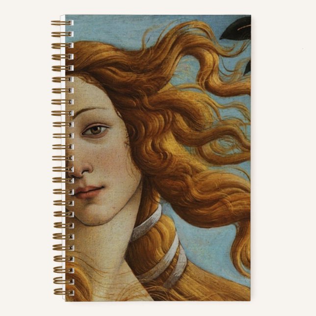 Die Geburt des Venus Botticelli Journal | Ätherisc Notizbuch (Vorderseite)