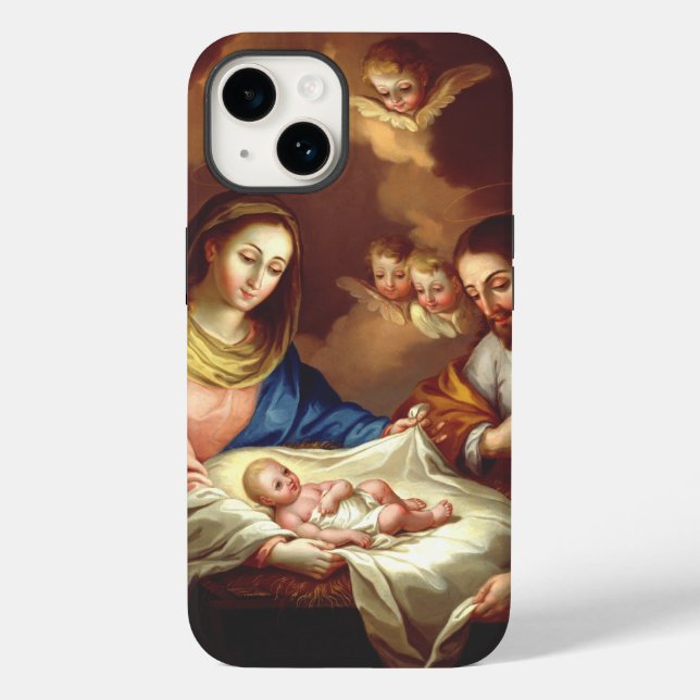 Die Geburt Jesu Christi Case-Mate iPhone 14 Hülle (Rückseite)