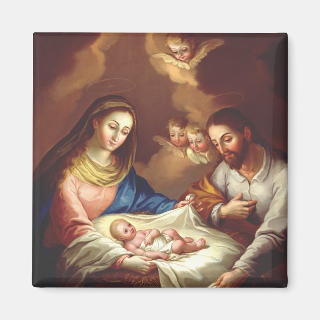 Die Geburt Jesu Christi Magnet (Vorne)