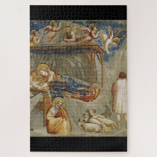 Die Geburt Jesu Christi von Giotto (Vertikal)