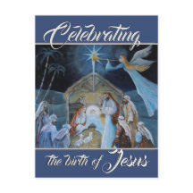 Die Geburt Jesu feiern, die Weihnachtskrippe