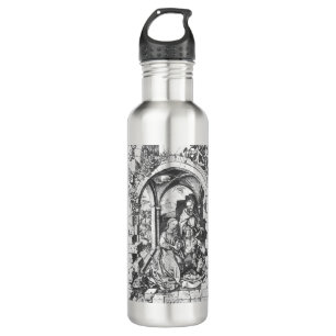 Die Geburt Jesu (von Martin Schongauer) Edelstahlflasche