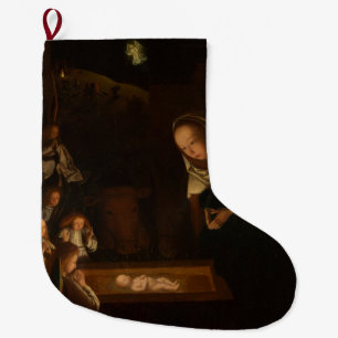 Die Geburt Jesu, Weihnachten, in der Nacht Großer Weihnachtsstrumpf