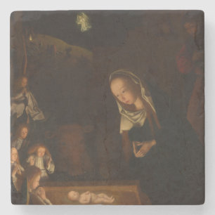 Die Geburt Jesu, Weihnachten, in der Nacht Steinuntersetzer