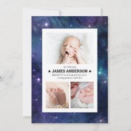 Die Geburt unserer Little Star Watercolor Galaxie Ankündigung