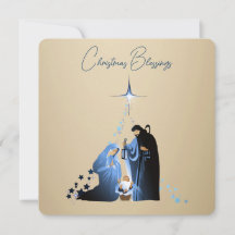 Die Geburt von Baby Jesus Weihnachtsgrüße
