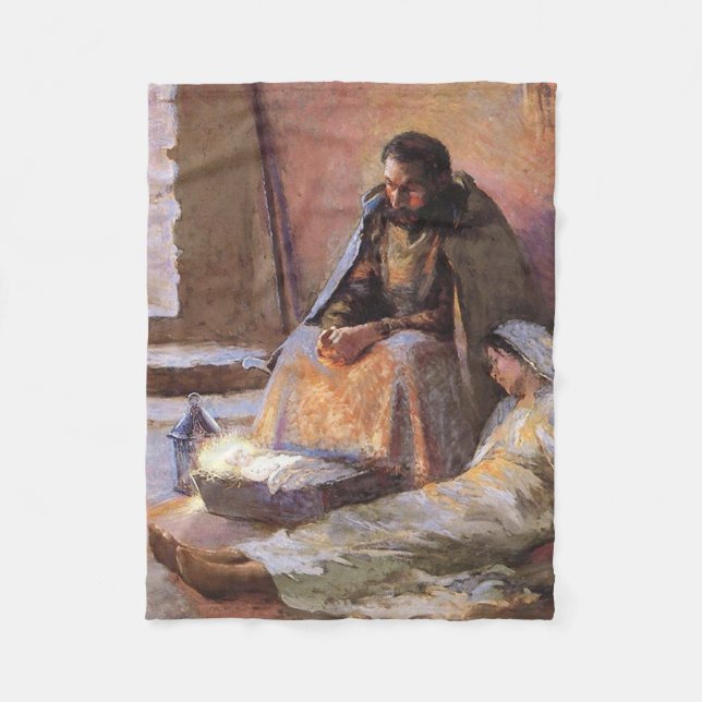 Die Geburt von Gari Melchers Fleecedecke (Vorderseite)