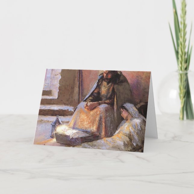 Die Geburt von Gari Melchers Karte (Vorderseite)