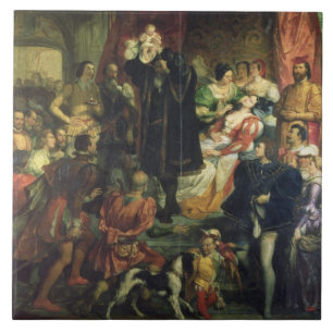 Die Geburt von Henri IV (1553-1610) am Schloss von Fliese