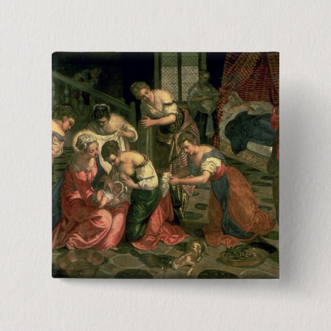 Die Geburt von Johannes der Baptist, 1550-59 Button (Vorderseite)