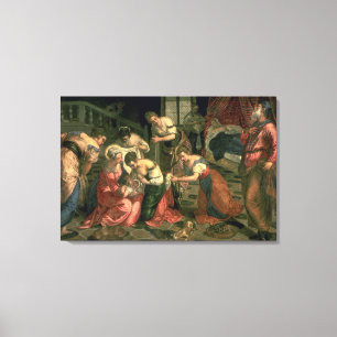 Die Geburt von Johannes der Baptist, 1550-59 Leinwanddruck