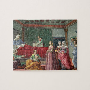 Die Geburt von Johannes der Baptist (Fresko)