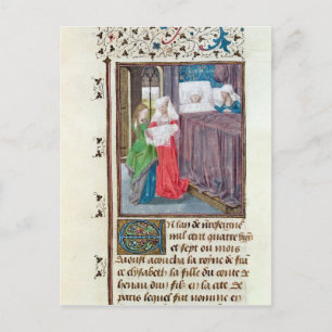 Die Geburt von Louis Postkarte
