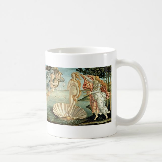 Die Geburt von Venus, c.1485 (Tempera auf Kaffeetasse (Rechts)