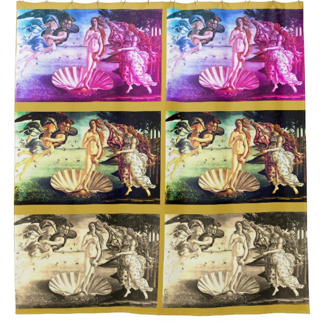 Die Geburt von Venus Duschvorhang (Vorderseite)
