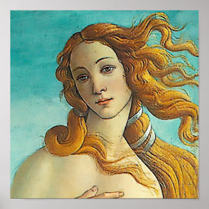 Die Geburt von Venus - nahes hohes Poster