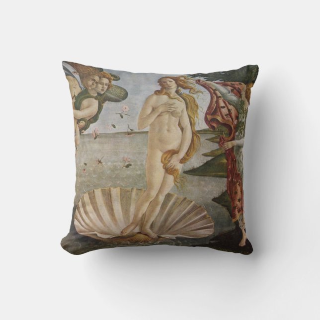 Die Geburt von Venus Sandro Botticelli Kissen (Vorderseite)