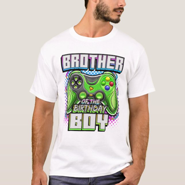 Die Geburtstagsjunge Matching T-Shirt (Vorderseite)