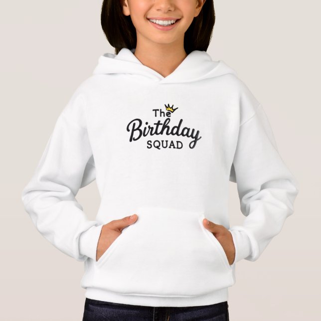 Die Geburtstagskolade Hoodie (Vorderseite)