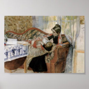 Die Gedanken einer Mutter des Krankenpflege-Babys Poster