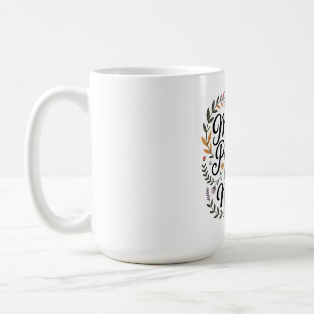 Die Geduld einer Mutter kennt keine Grenzen Kaffeetasse (Links)